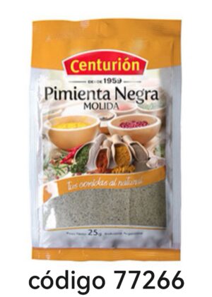 CENTURION PIMIENTA NEGRA molida 50X25G