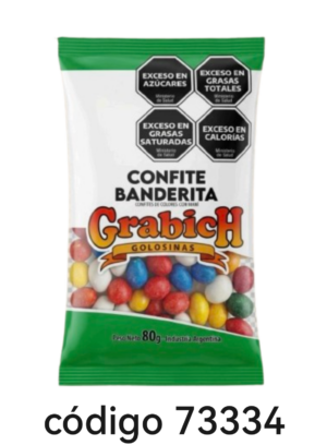 GRABICH CONFITE BANDERITA 36X80G