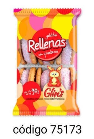 GLINS RELLENAS.FRUTILLA  20X90G