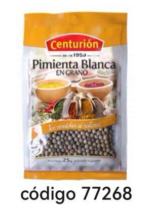 CENTURION PIMIENTA BLANCA en GRANO 10X25G
