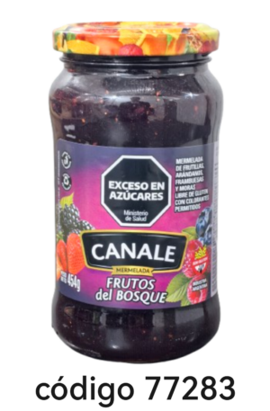 MERMELADA CANALE,FRUTOS BOSQUE 12X454G