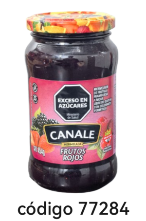 MERMELADA CANALE,FRUTOS ROJOS 12X454G