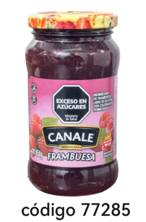 MERMELADA CANALE,FRAMBUESA 12X454G