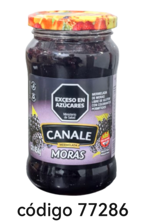 MERMELADA CANALE,MORAS 12X454G
