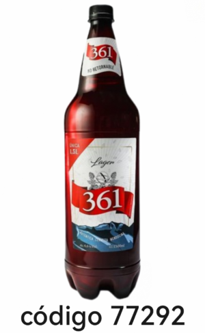 ,CERVEZA "361" BOTELLON 6X1500ml