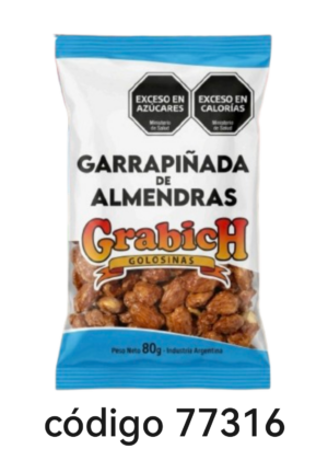 GRABICH ALMENDRAS GARRAPIÑADA 36X80G