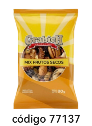GRABICH. MIX FRUTOS SECOS 20X80G