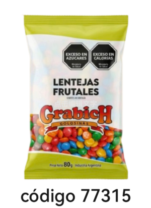 GRABICH LENTEJAS FRUTALES 36X80G
