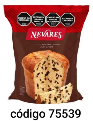 PAN DULCE NEVARES CHIPS 10X500G