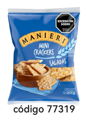 MANIERI MINI-CRACKE SALADAS 12X200G