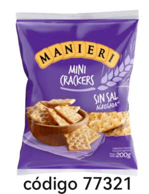MANIERI MINI-CRACKE SIN SAL 12X200G