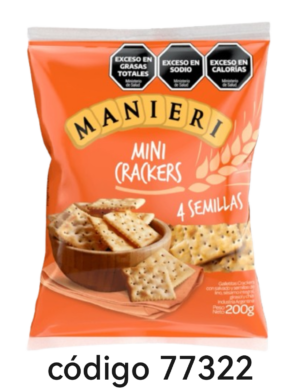 MANIERI MINI-CRACKE SEMILLAS 12X200G